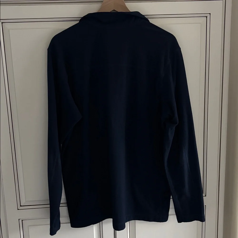 Patagonia Micro D Fleece 1/4 Zip Pullover 26176 Navy Blue Mens‎ Size XL